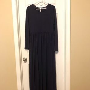 Maxi long sleeve dress